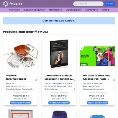 Screenshot fmuc.de