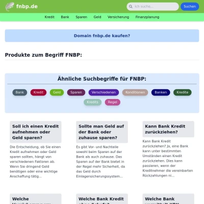 Screenshot fnbp.de