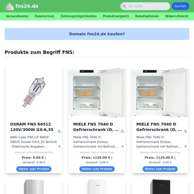 Screenshot fns24.de