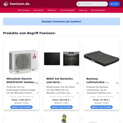 Screenshot foenixen.de