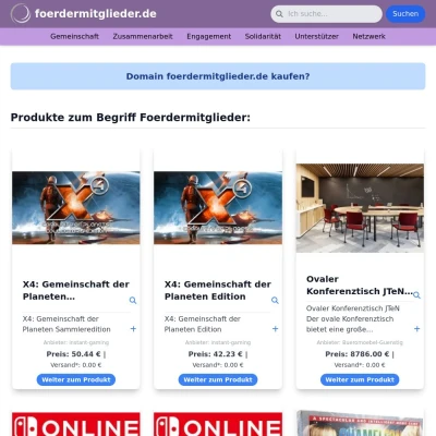 Screenshot foerdermitglieder.de