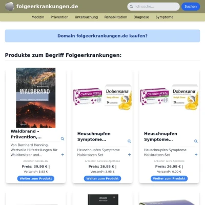 Screenshot folgeerkrankungen.de