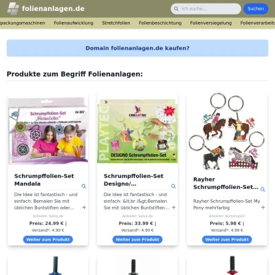 Screenshot folienanlagen.de