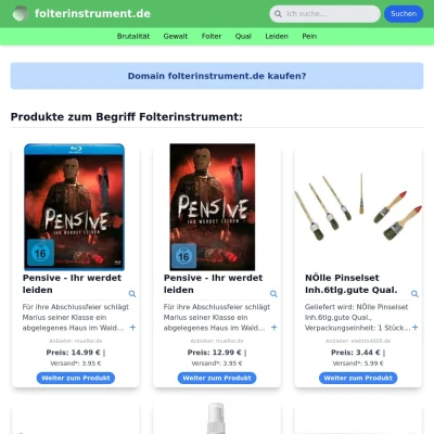 Screenshot folterinstrument.de