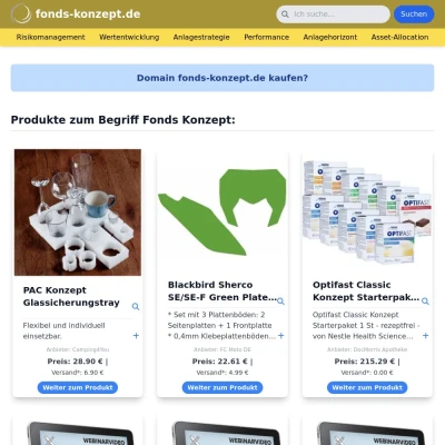 Screenshot fonds-konzept.de