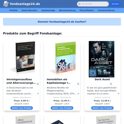 Screenshot fondsanlage24.de