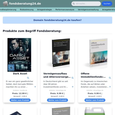 Screenshot fondsberatung24.de