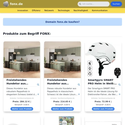 Screenshot fonx.de