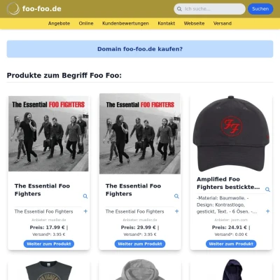 Screenshot foo-foo.de