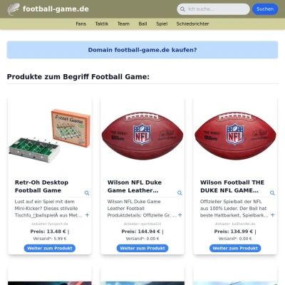 Screenshot football-game.de