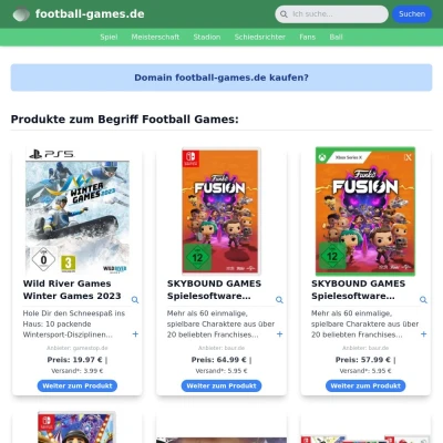 Screenshot football-games.de