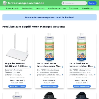 Screenshot forex-managed-account.de