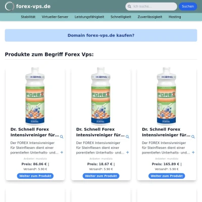 Screenshot forex-vps.de