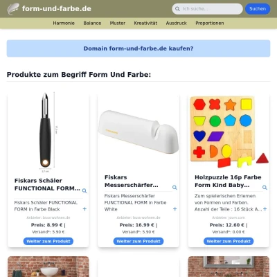 Screenshot form-und-farbe.de