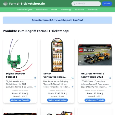 Screenshot formel-1-ticketshop.de