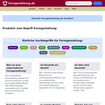 Screenshot formgestaltung.de