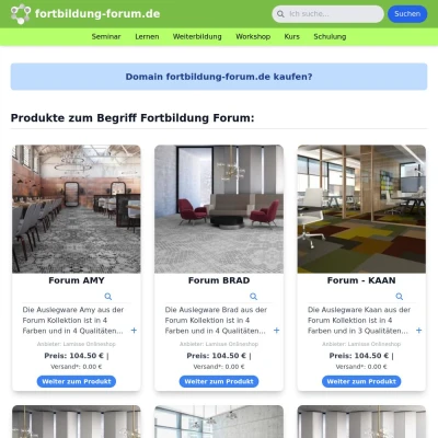 Screenshot fortbildung-forum.de