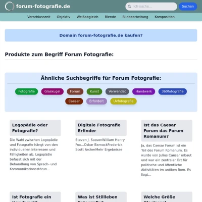 Screenshot forum-fotografie.de
