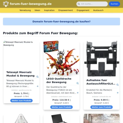 Screenshot forum-fuer-bewegung.de