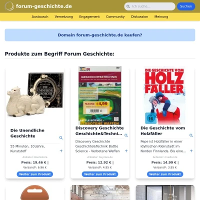 Screenshot forum-geschichte.de