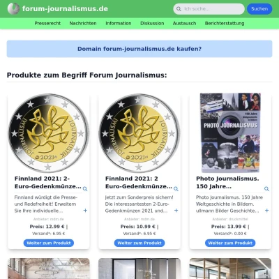 Screenshot forum-journalismus.de