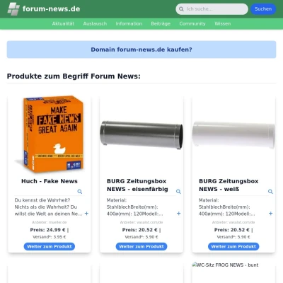 Screenshot forum-news.de