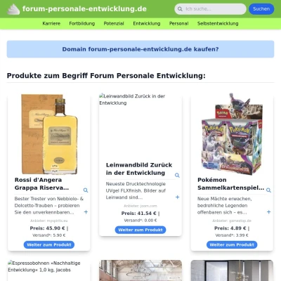 Screenshot forum-personale-entwicklung.de