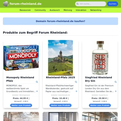 Screenshot forum-rheinland.de