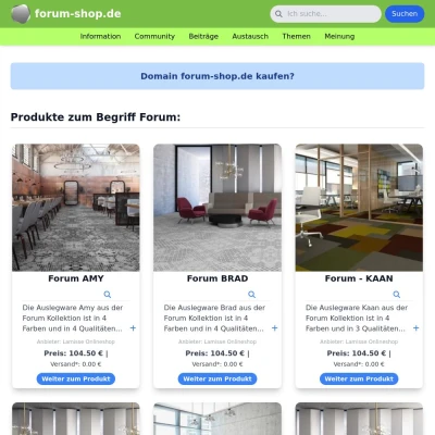 Screenshot forum-shop.de