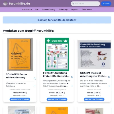 Screenshot forumhilfe.de