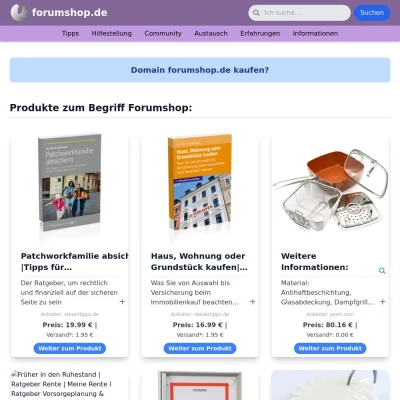 Screenshot forumshop.de