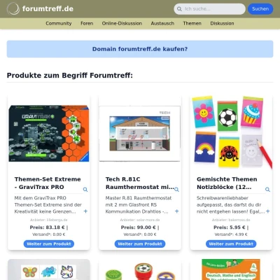 Screenshot forumtreff.de