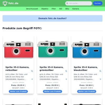 Screenshot fotc.de