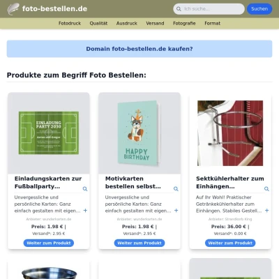 Screenshot foto-bestellen.de