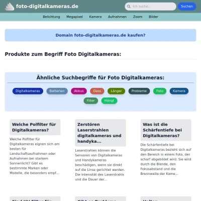 Screenshot foto-digitalkameras.de