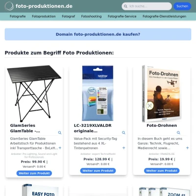 Screenshot foto-produktionen.de