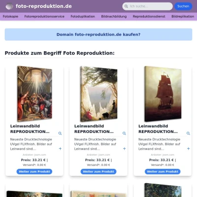 Screenshot foto-reproduktion.de
