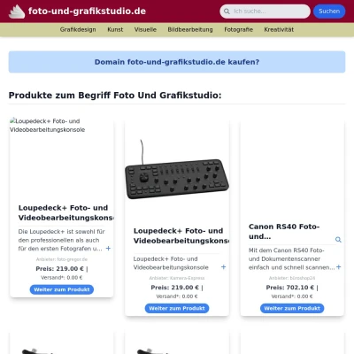 Screenshot foto-und-grafikstudio.de