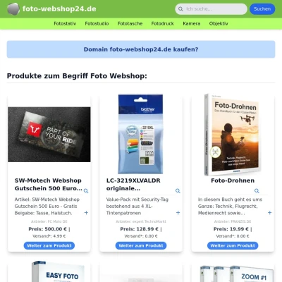 Screenshot foto-webshop24.de