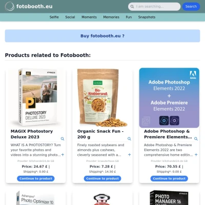 Screenshot fotobooth.eu