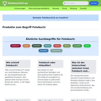 Screenshot fotobuch24.eu