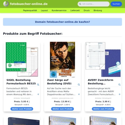 Screenshot fotobuecher-online.de