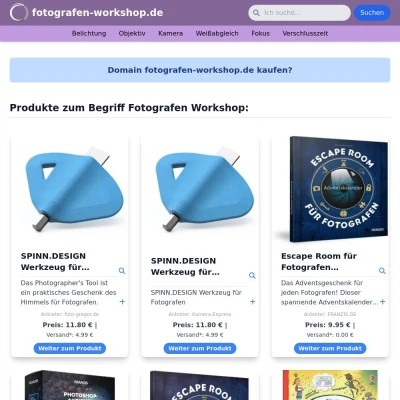 Screenshot fotografen-workshop.de