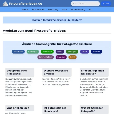 Screenshot fotografie-erleben.de