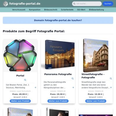 Screenshot fotografie-portal.de