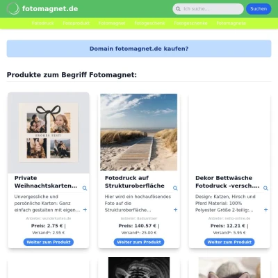 Screenshot fotomagnet.de