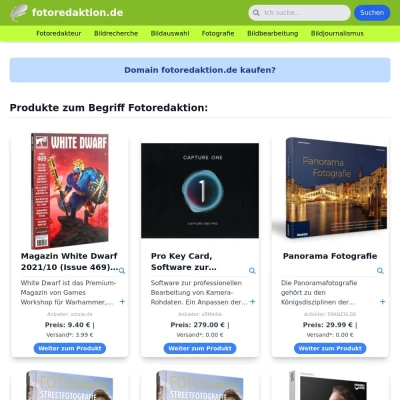 Screenshot fotoredaktion.de