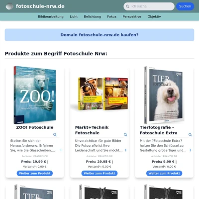 Screenshot fotoschule-nrw.de