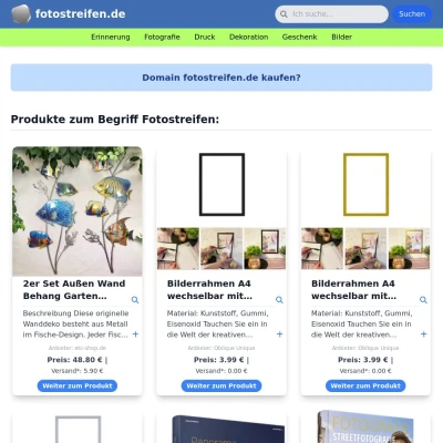 Screenshot fotostreifen.de