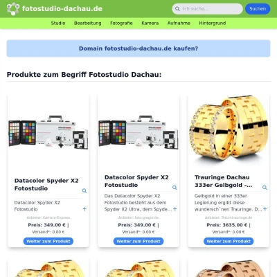 Screenshot fotostudio-dachau.de